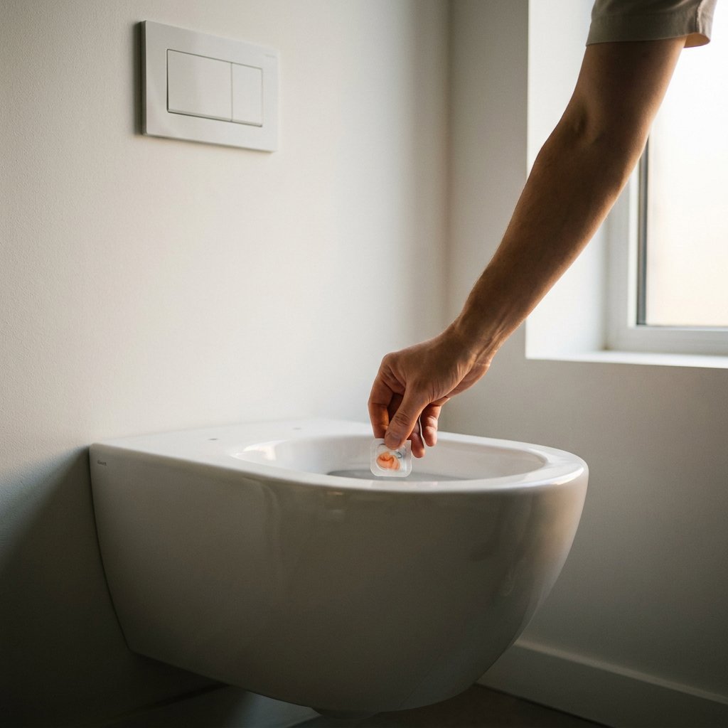 Inbouwreservoir toiletblokjes alternatief | Toilettapes