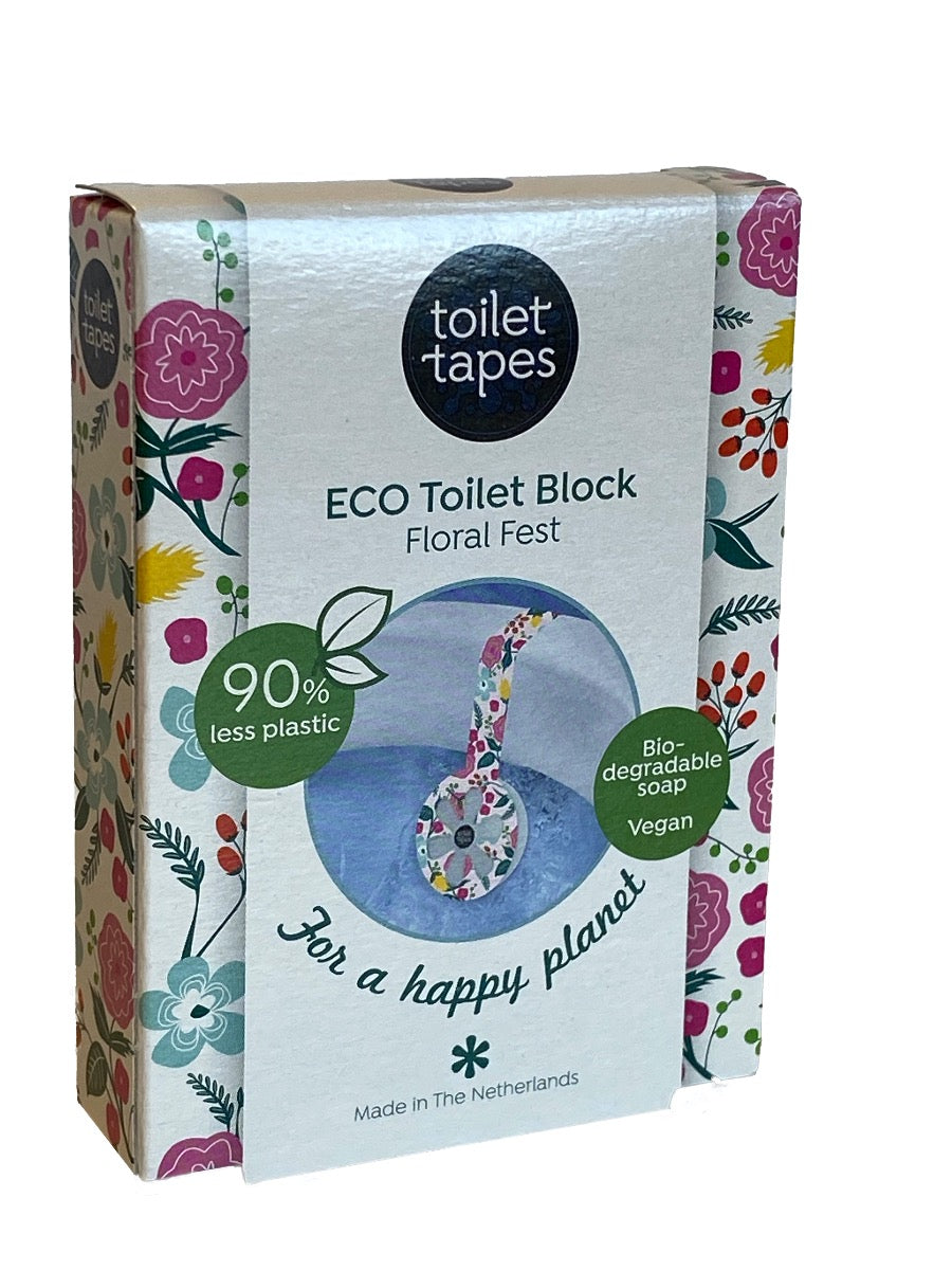 Floral Fest wc-blokje met biologisch afbreekbare zeep