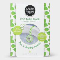 Mighty Mint toiletblokje in verpakking van Toilet Tapes